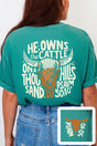 On A Thousand Hills Front & Back Comfort Colors Adult Ring - Spun Cotton Tee - Wholesale Accessory Market