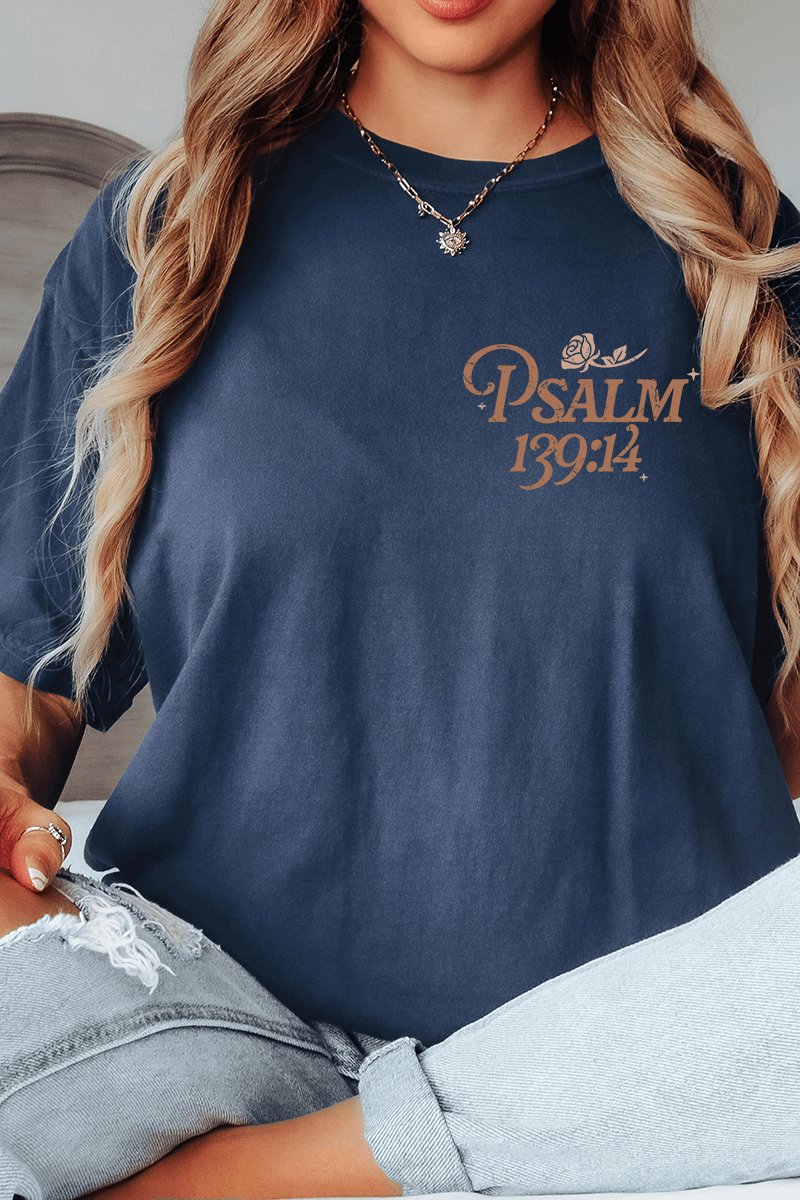 Wonderfully Made Front & Back Comfort Colors Adult Ring - Spun Cotton Tee - Wholesale Accessory Market