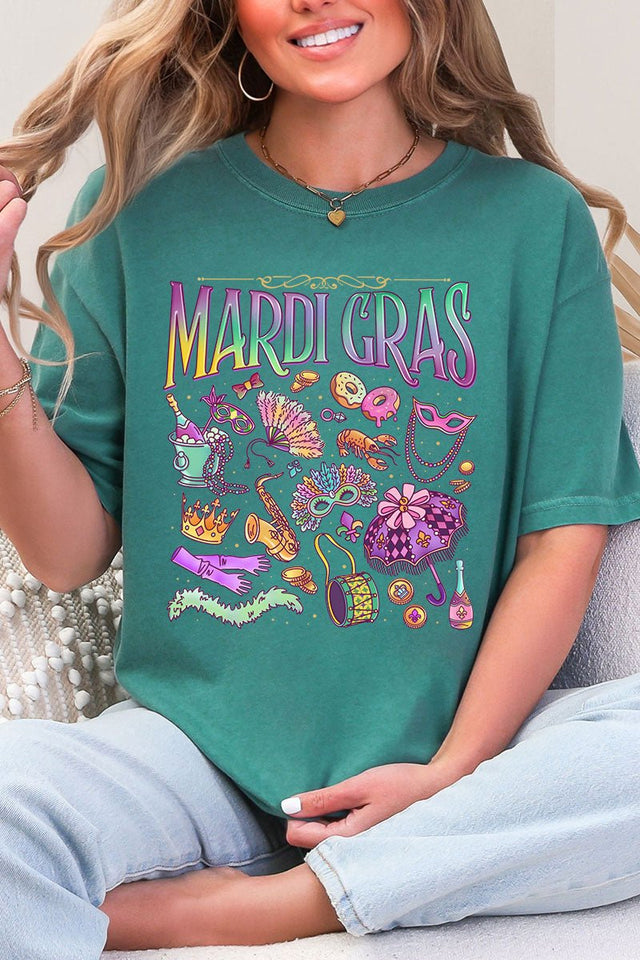 Beads, Bows, and Bourbon St Comfort Colors Adult Ring - Spun Cotton Tee - Wholesale Accessory Market