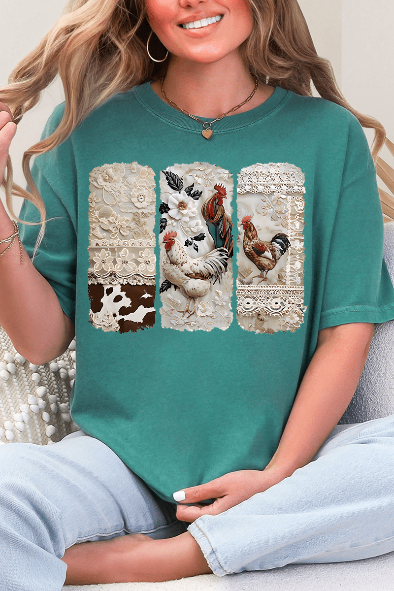 Chic 'n Lace Comfort Colors Adult Ring - Spun Cotton Tee - Wholesale Accessory Market