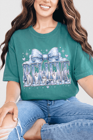 Frosted Fairytale Believe Comfort Colors Adult Ring-Spun Cotton Tee - Wholesale Accessory Market