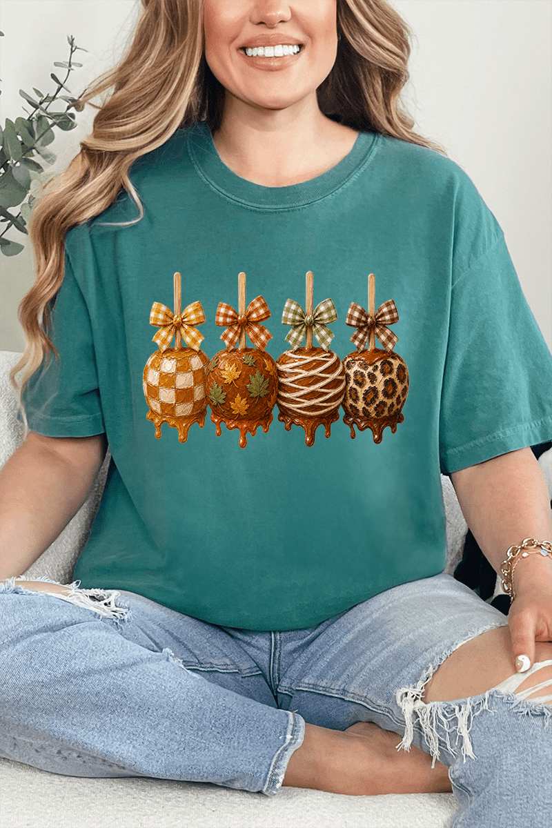 Harvest Painted Apples Comfort Colors Adult Ring-Spun Cotton Tee - Wholesale Accessory Market