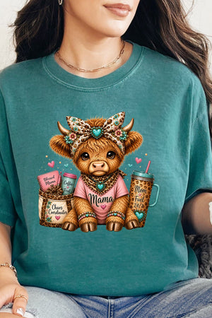 Mama Raising The Herd Comfort Colors Adult Ring-Spun Cotton Tee - Wholesale Accessory Market