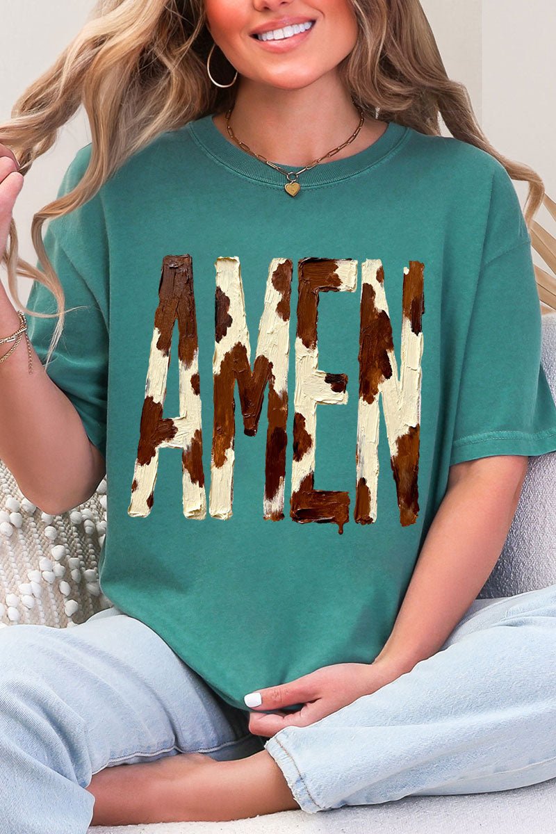 Painted Cow Amen Comfort Colors Adult Ring-Spun Cotton Tee - Wholesale Accessory Market