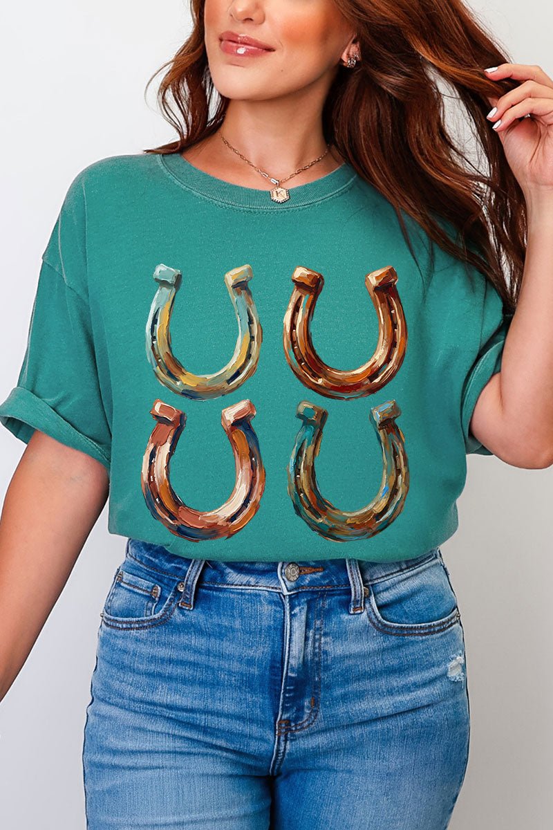 The Painted Horseshoes Comfort Colors Adult Ring - Spun Cotton Tee - Wholesale Accessory Market