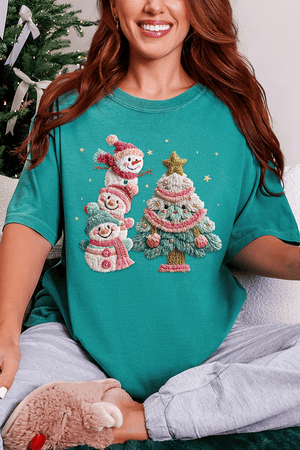 Yarnin' For Christmas Faux Yarn Comfort Colors Adult Ring - Spun Cotton Tee - Wholesale Accessory Market
