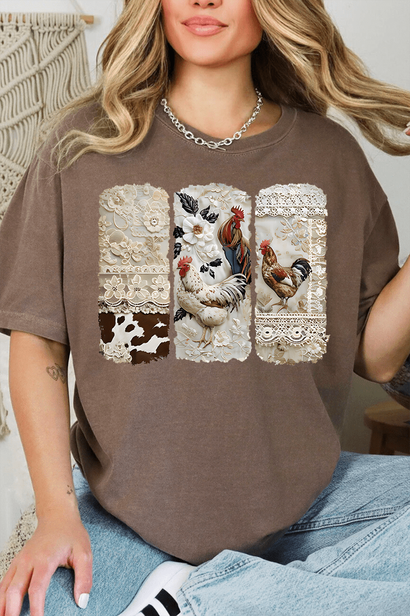 Chic 'n Lace Comfort Colors Adult Ring - Spun Cotton Tee - Wholesale Accessory Market