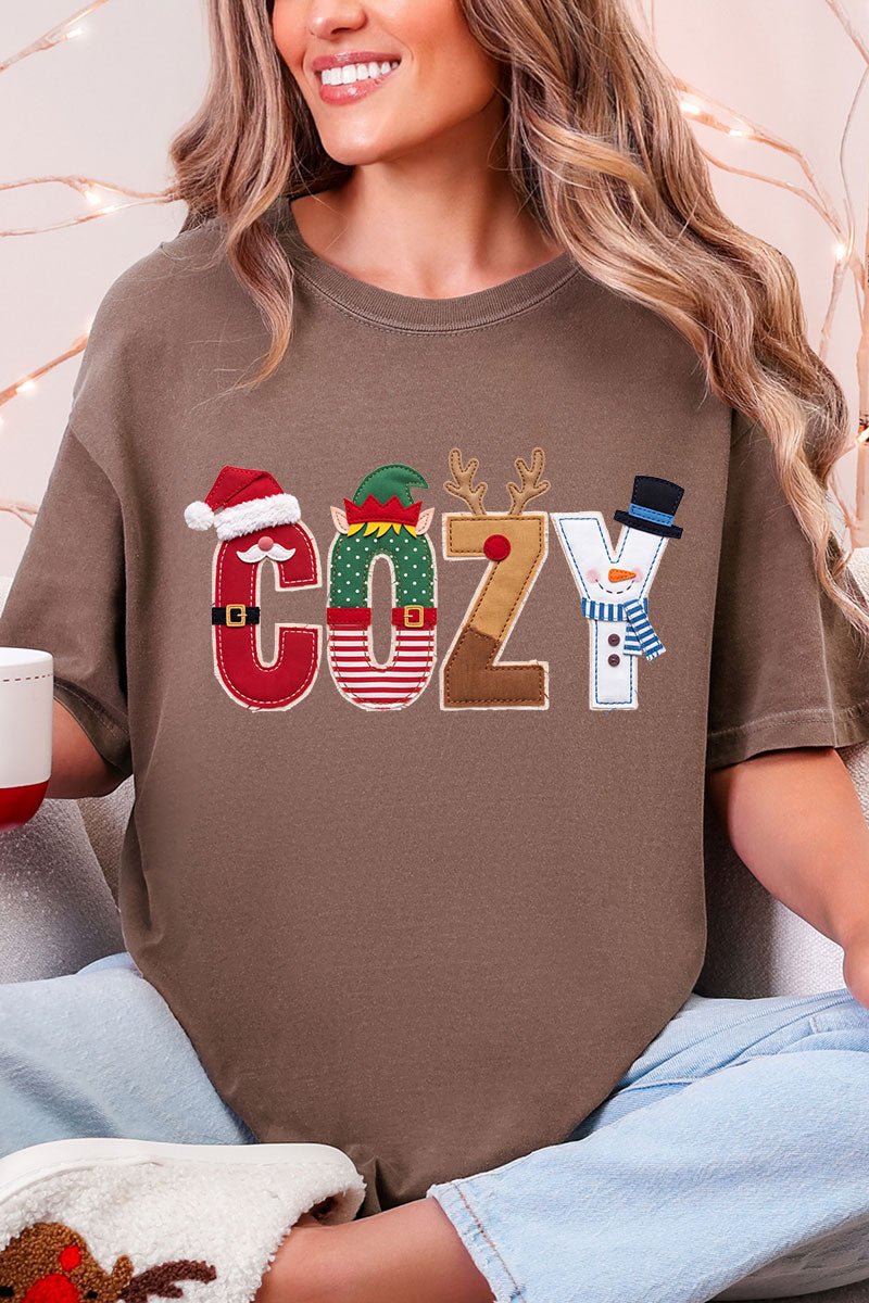 Christmas Characters Cozy Comfort Colors Adult Ring-Spun Cotton Tee - Wholesale Accessory Market