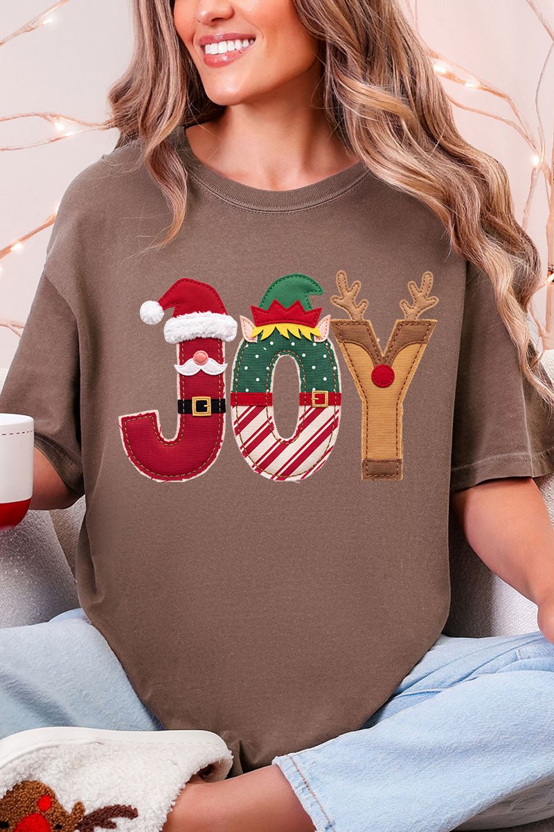 Christmas Characters Joy Comfort Colors Adult Ring-Spun Cotton Tee - Wholesale Accessory Market