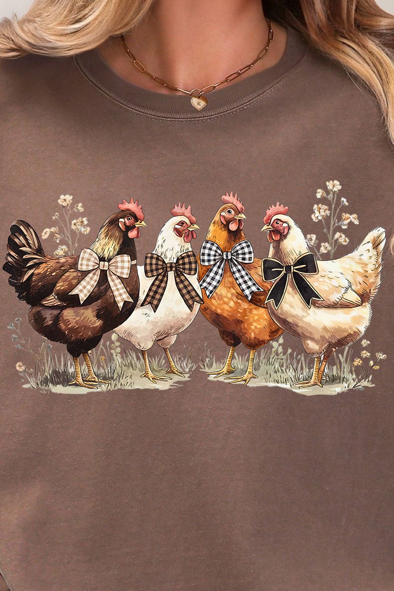 Coquette Chickens Comfort Colors Adult Ring - Spun Cotton Tee - Wholesale Accessory Market