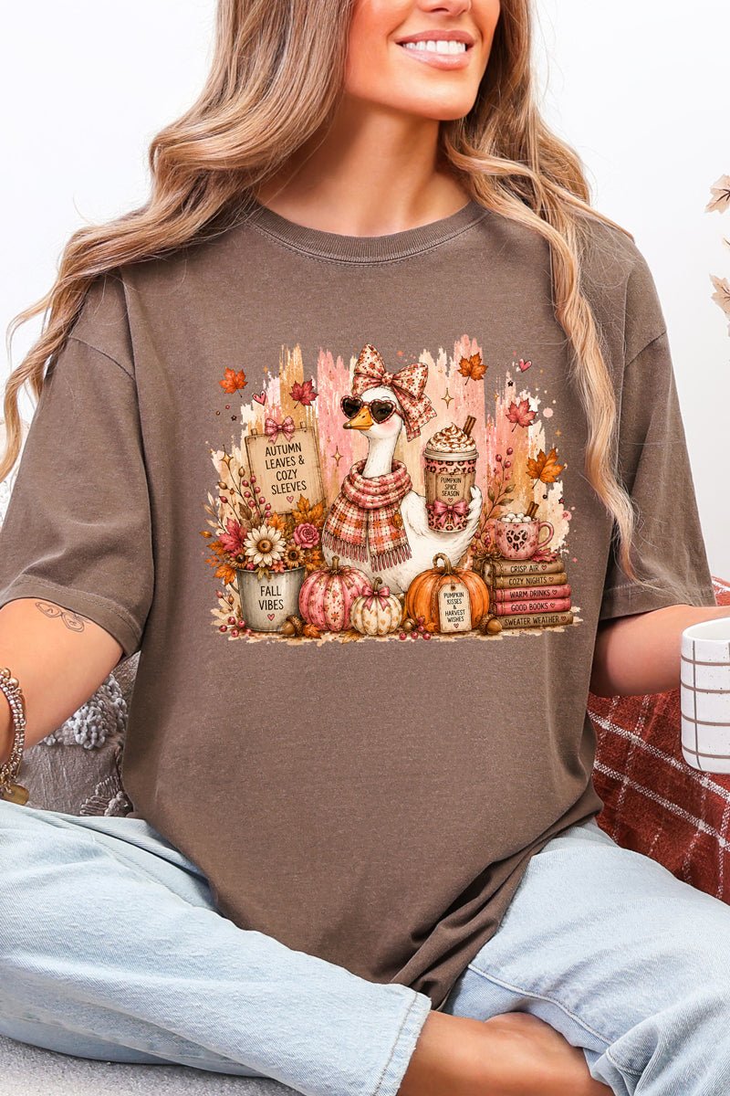 Goose Fall Vibes Comfort Colors Adult Ring-Spun Cotton Tee - Wholesale Accessory Market