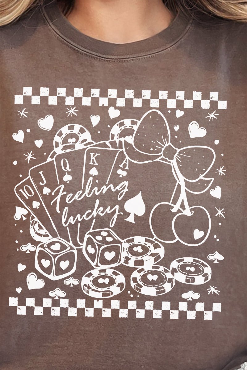 Hearts Feeling Lucky Comfort Colors Adult Ring - Spun Cotton Tee - Wholesale Accessory Market