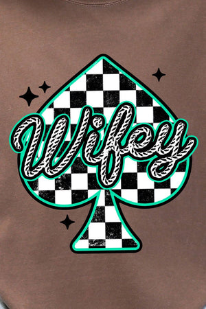 Lucky Spade Wifey Comfort Colors Adult Ring-Spun Cotton Tee - Wholesale Accessory Market