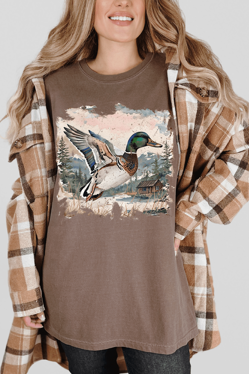 Mallard Mountains Comfort Colors Adult Ring - Spun Cotton Tee - Wholesale Accessory Market