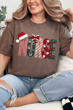 North Pole Nurse Comfort Colors Adult Ring-Spun Cotton Tee - Wholesale Accessory Market