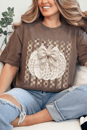Painted Pumpkin Latte Comfort Colors Adult Ring-Spun Cotton Tee - Wholesale Accessory Market