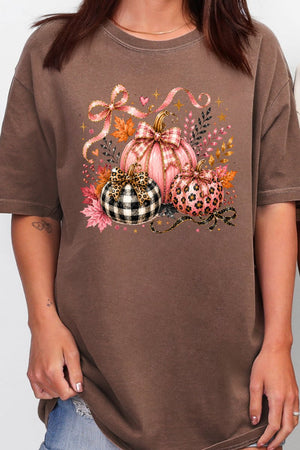 Pretty In Pumpkin Comfort Colors Adult Ring-Spun Cotton Tee - Wholesale Accessory Market