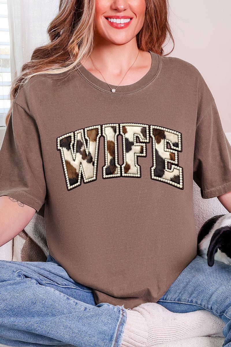 Rodeo Pearl Wife Comfort Colors Adult Ring - Spun Cotton Tee - Wholesale Accessory Market