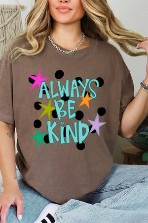 Stars Always Be Kind Comfort Colors Adult Ring - Spun Cotton Tee - Wholesale Accessory Market