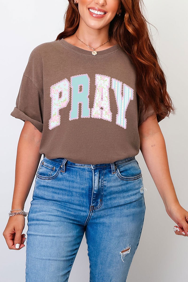 Timeless Pray Comfort Colors Adult Ring - Spun Cotton Tee - Wholesale Accessory Market