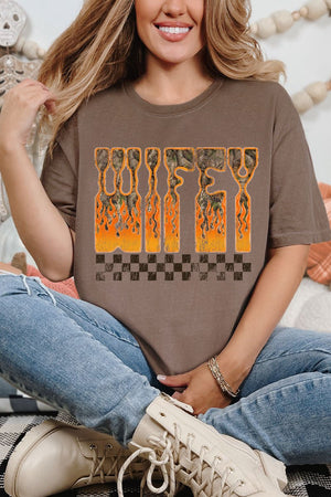 Wildfire Wifey Comfort Colors Adult Ring - Spun Cotton Tee - Wholesale Accessory Market