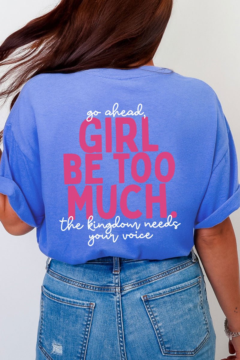 Esther Go Ahead Girl Full Front & Back Design Comfort Colors Adult Ring-Spun Cotton Tee - Wholesale Accessory Market
