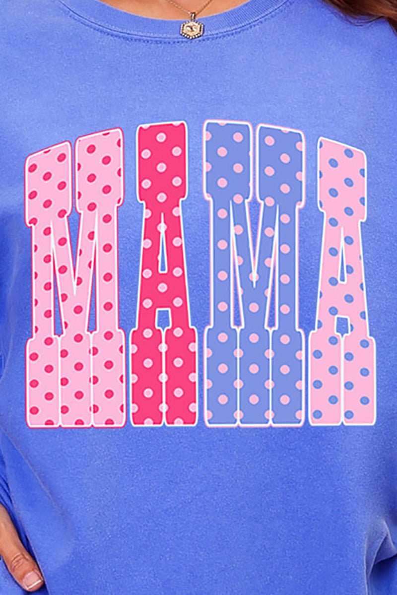 Polka Dot Pop Mama Comfort Colors Adult Ring - Spun Cotton Tee - Wholesale Accessory Market