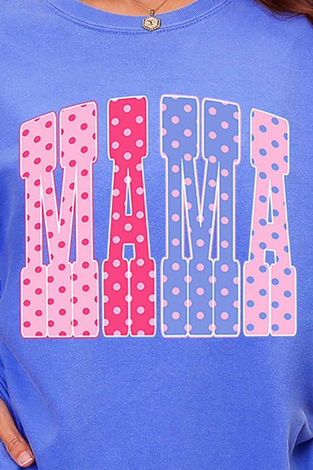 Polka Dot Pop Mama Comfort Colors Adult Ring - Spun Cotton Tee - Wholesale Accessory Market