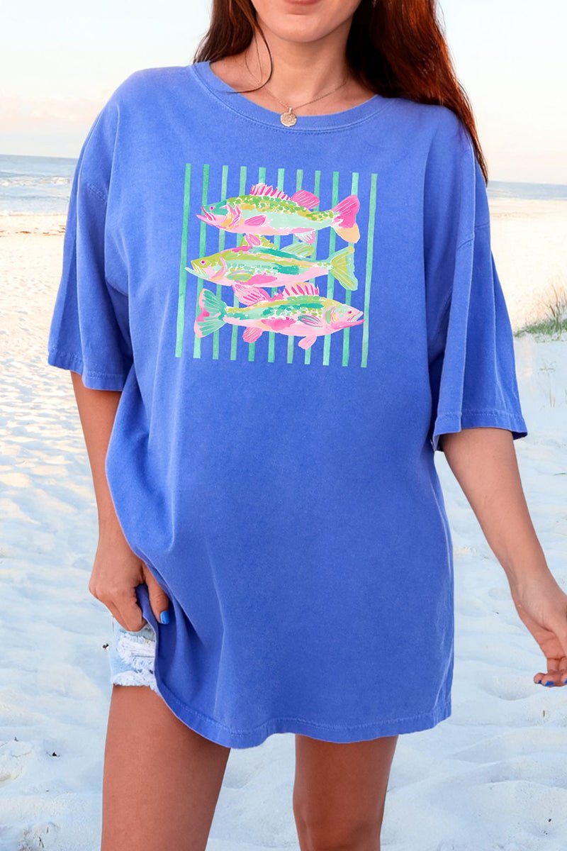Reel Bright Comfort Colors Adult Ring - Spun Cotton Tee - Wholesale Accessory Market