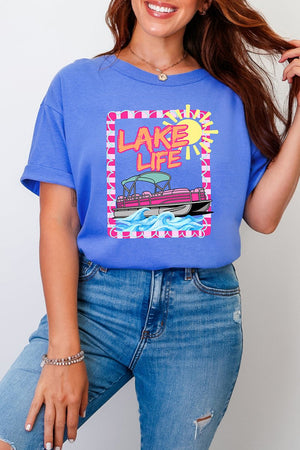 Sunny Lake Life Comfort Colors Adult Ring - Spun Cotton Tee - Wholesale Accessory Market