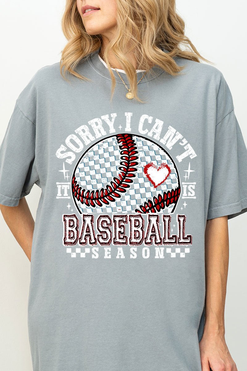 Baseball Over Everything Comfort Colors Adult Ring - Spun Cotton Tee - Wholesale Accessory Market