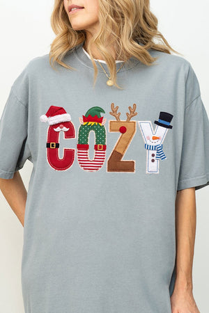 Christmas Characters Cozy Comfort Colors Adult Ring-Spun Cotton Tee - Wholesale Accessory Market