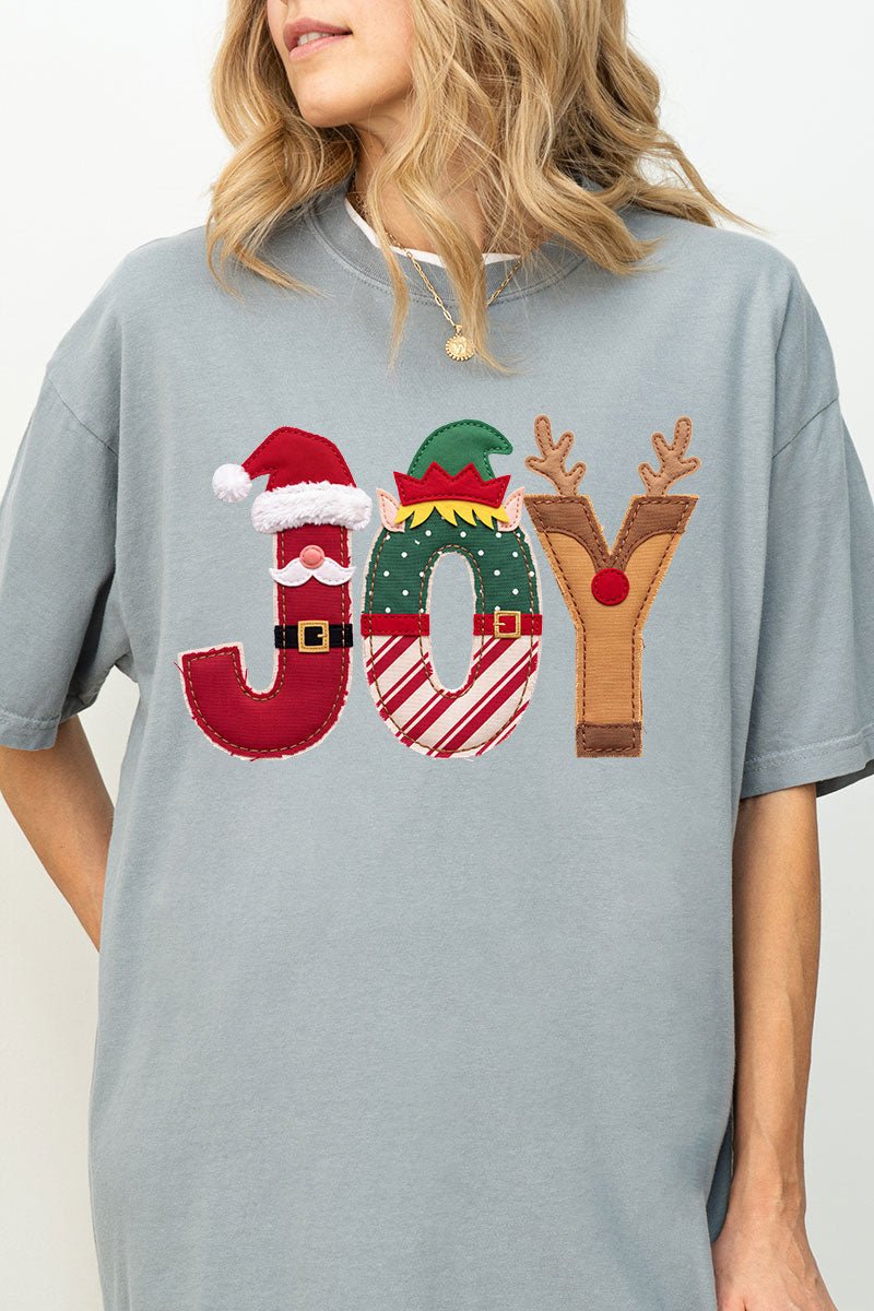 Christmas Characters Joy Comfort Colors Adult Ring-Spun Cotton Tee - Wholesale Accessory Market