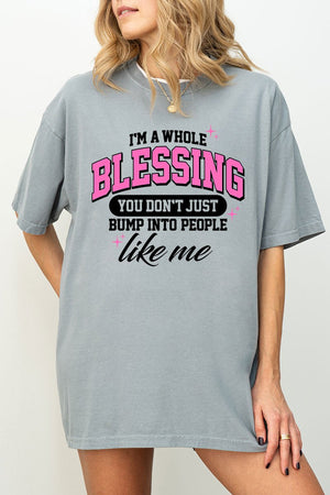 I'm A Whole Blessing Comfort Colors Adult Ring - Spun Cotton Tee - Wholesale Accessory Market