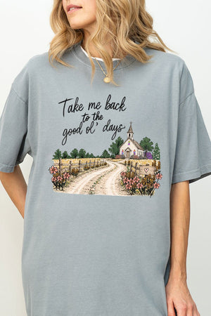 Take Me Back Comfort Colors Adult Ring-Spun Cotton Tee - Wholesale Accessory Market