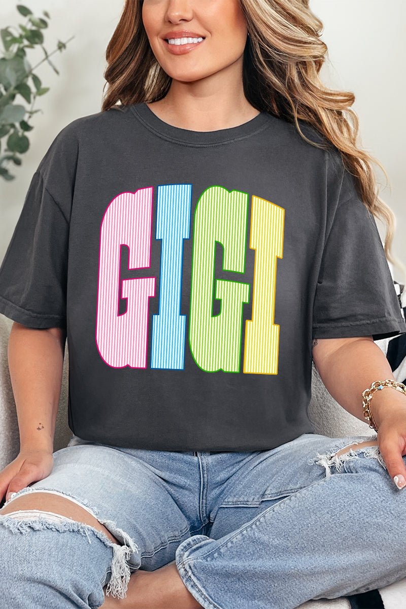 Color Me Loved Gigi Comfort Colors Adult Ring-Spun Cotton Tee - Wholesale Accessory Market