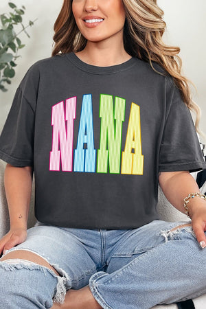 Color Me Loved Nana Comfort Colors Adult Ring-Spun Cotton Tee - Wholesale Accessory Market