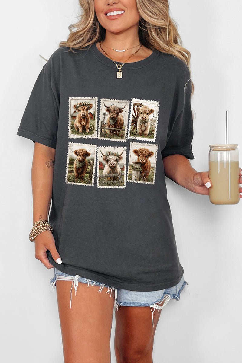 Pastures & Postcards Comfort Colors Adult Ring - Spun Cotton Tee - Wholesale Accessory Market