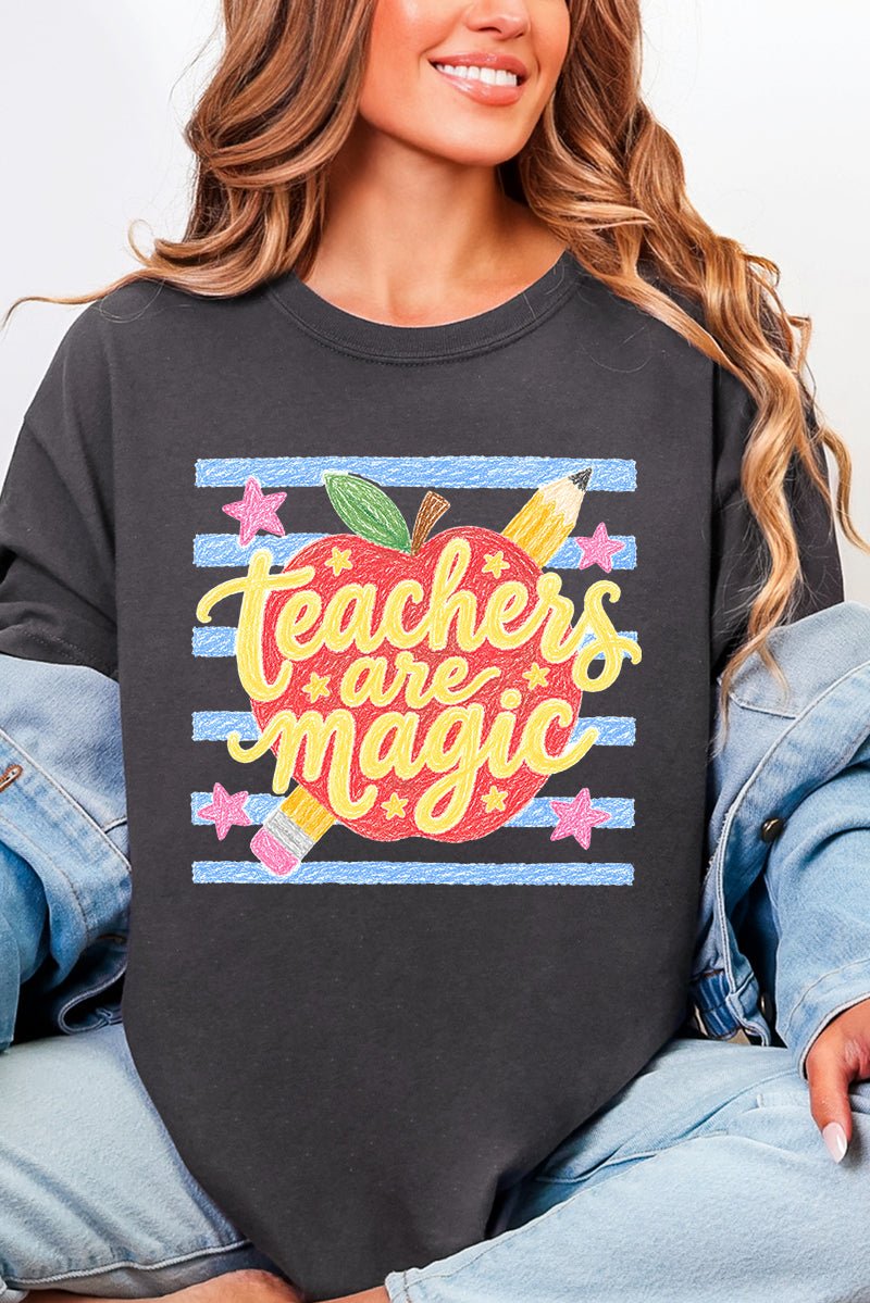 Teachers Are Magic Sketch Comfort Colors Adult Ring-Spun Cotton Tee - Wholesale Accessory Market