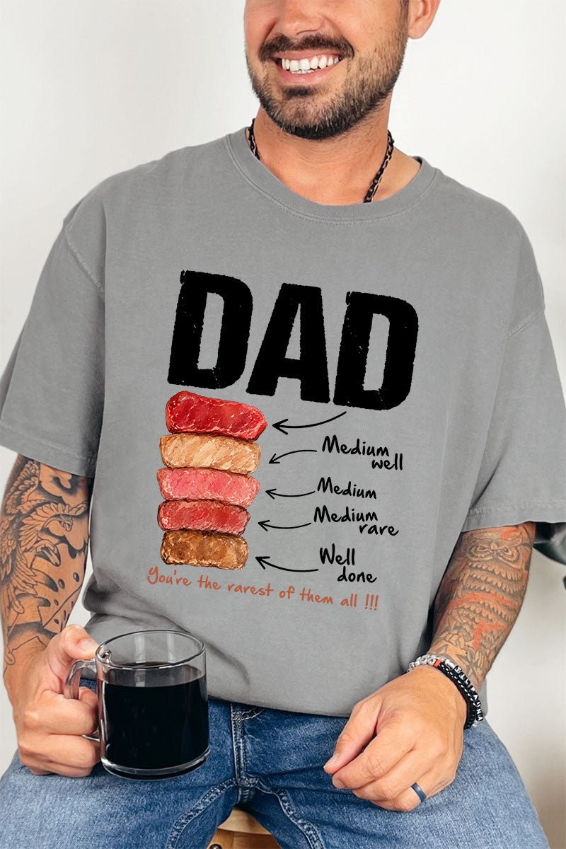 Dad Rarest Of All Comfort Colors Adult Ring - Spun Cotton Tee - Wholesale Accessory Market