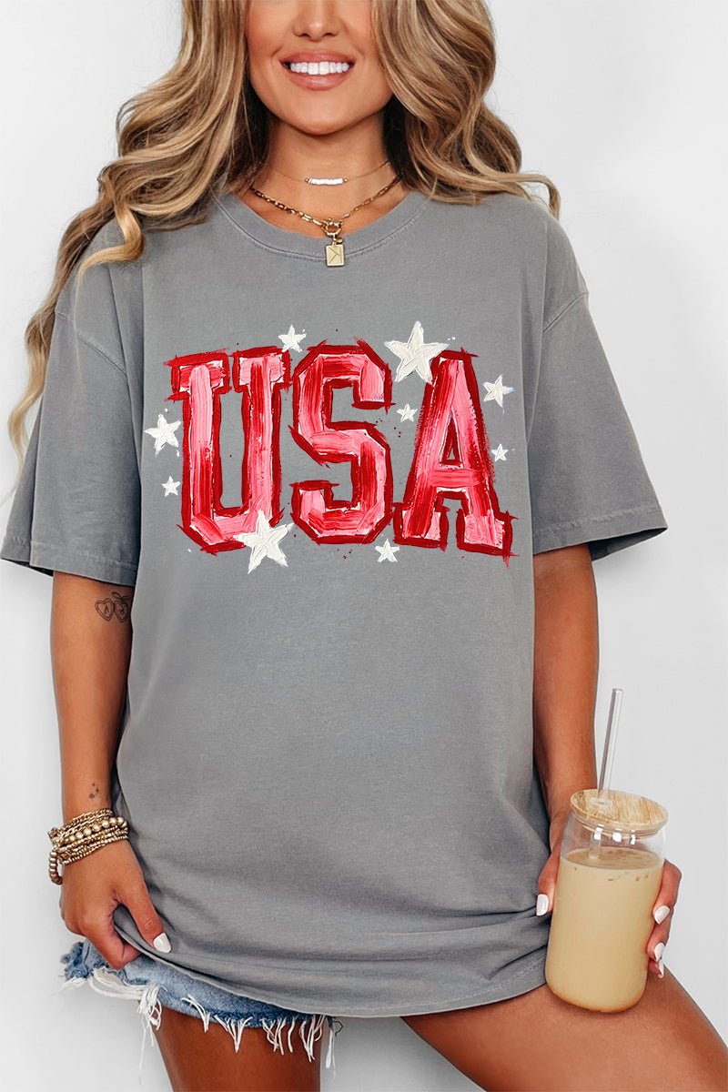 Painted Patriotism Comfort Colors Adult Ring-Spun Cotton Tee - Wholesale Accessory Market
