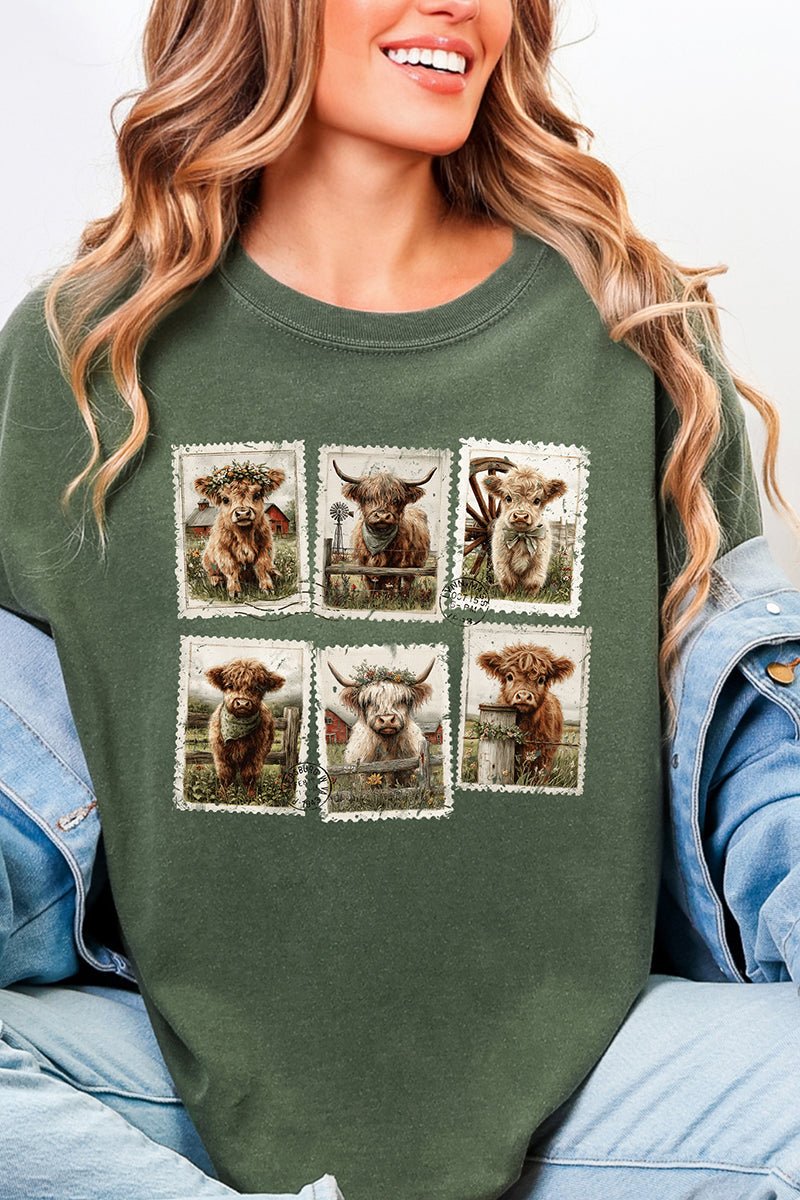 Pastures & Postcards Comfort Colors Adult Ring - Spun Cotton Tee - Wholesale Accessory Market