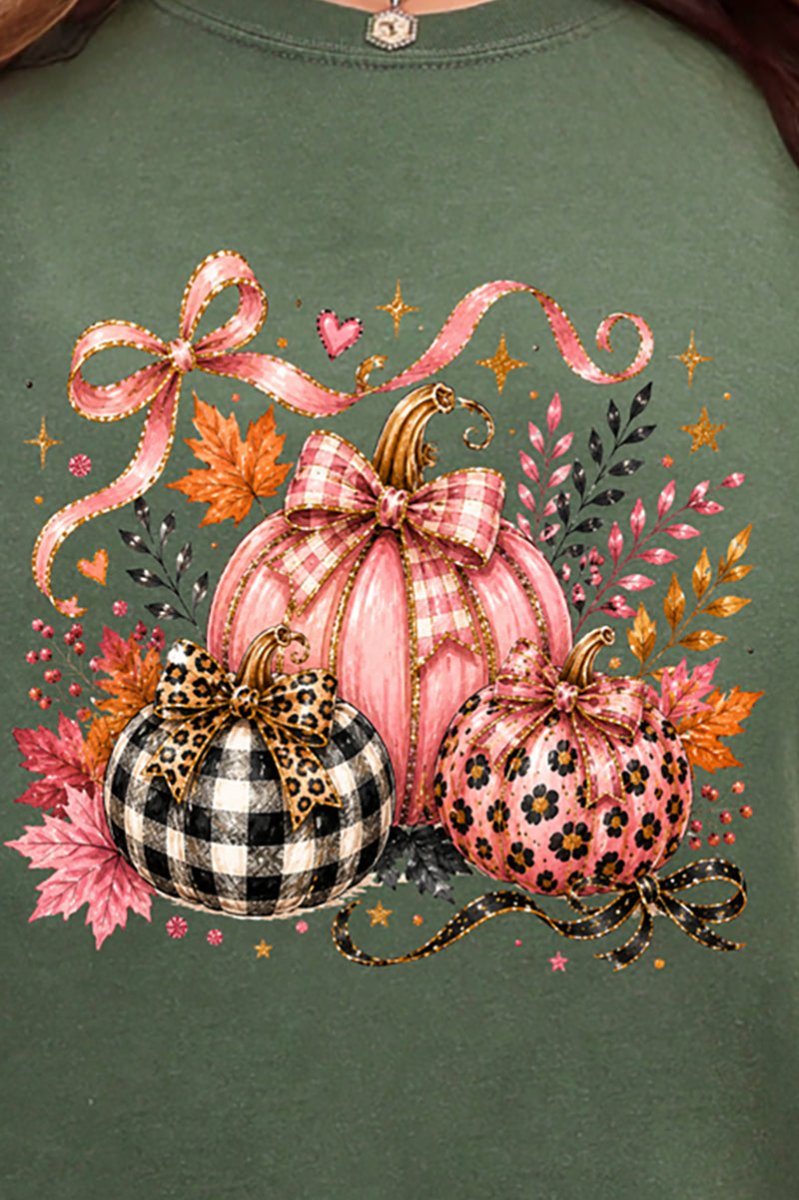 Pretty In Pumpkin Comfort Colors Adult Ring-Spun Cotton Tee - Wholesale Accessory Market