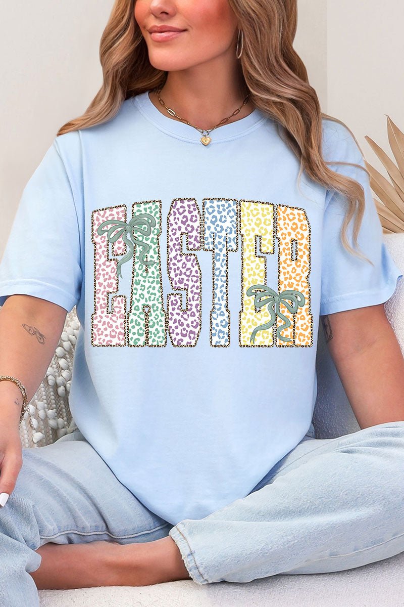 Pastel Easter Coquette Comfort Colors Adult Ring - Spun Cotton Tee - Wholesale Accessory Market