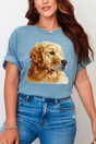 Faux Yarn Golden Retriever Comfort Colors Adult Ring - Spun Cotton Tee - Wholesale Accessory Market