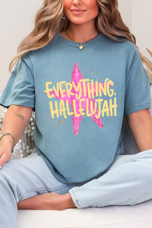 Star Everything Hallelujah Comfort Colors Adult Ring - Spun Cotton Tee - Wholesale Accessory Market