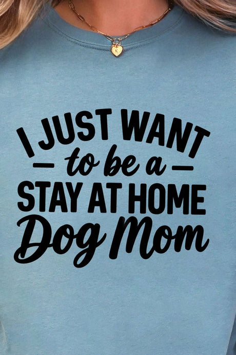 Stay At Home Dog Mom Comfort Colors Adult Ring-Spun Cotton Tee - Wholesale Accessory Market