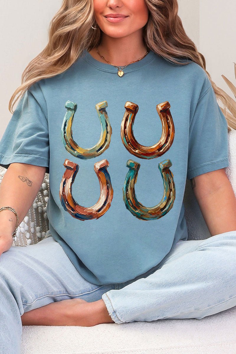 The Painted Horseshoes Comfort Colors Adult Ring - Spun Cotton Tee - Wholesale Accessory Market