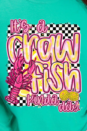 Crawfish Kinda Day Comfort Colors Adult Ring - Spun Cotton Tee - Wholesale Accessory Market