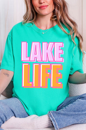Golden Hour Lake Life Comfort Colors Adult Ring - Spun Cotton Tee - Wholesale Accessory Market